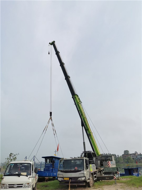 随州市桥梁建设吊装案例